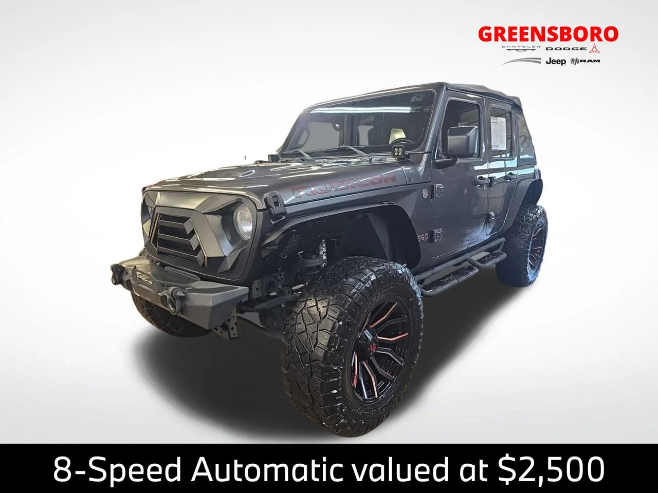 Used 2021 Gray Jeep Unlimited Rubicon image 1