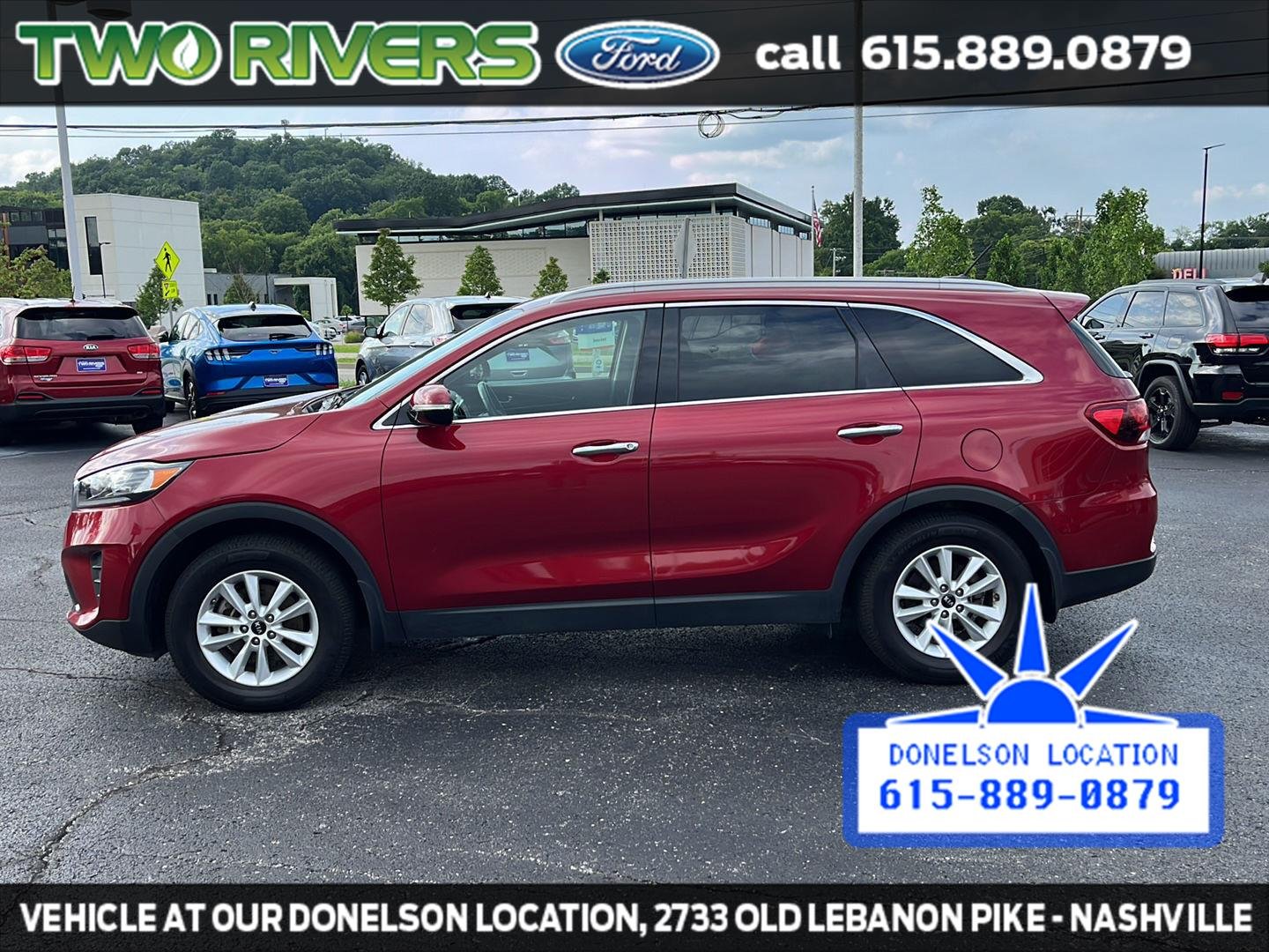 Used 2020 Passion Red Kia LX image 5