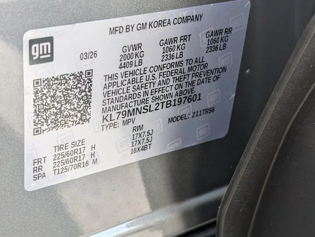 New 2026 Sterling Gray Metallic Chevrolet LT image 12