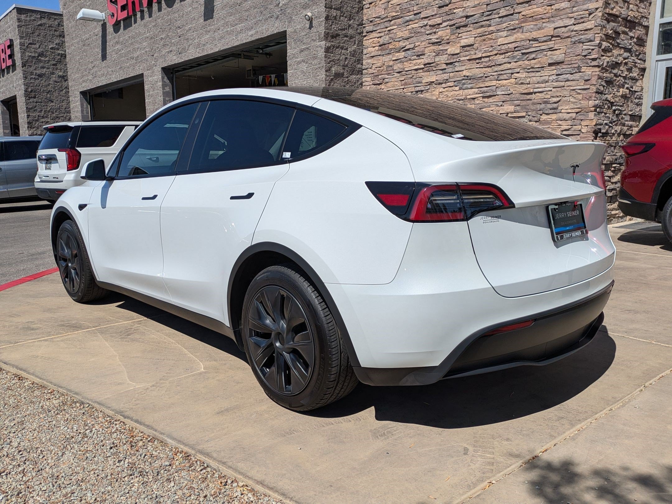 Used 2024 White Tesla Long Range Single Motor Rear-Wheel Drive image 3