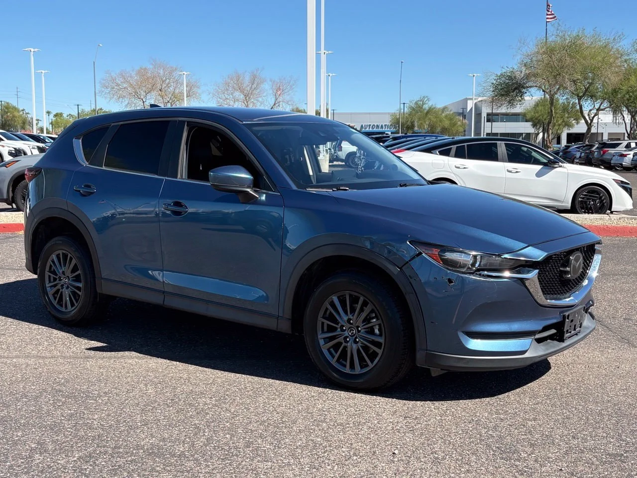 Used 2021 Eternal Blue Mica Mazda Touring image 7