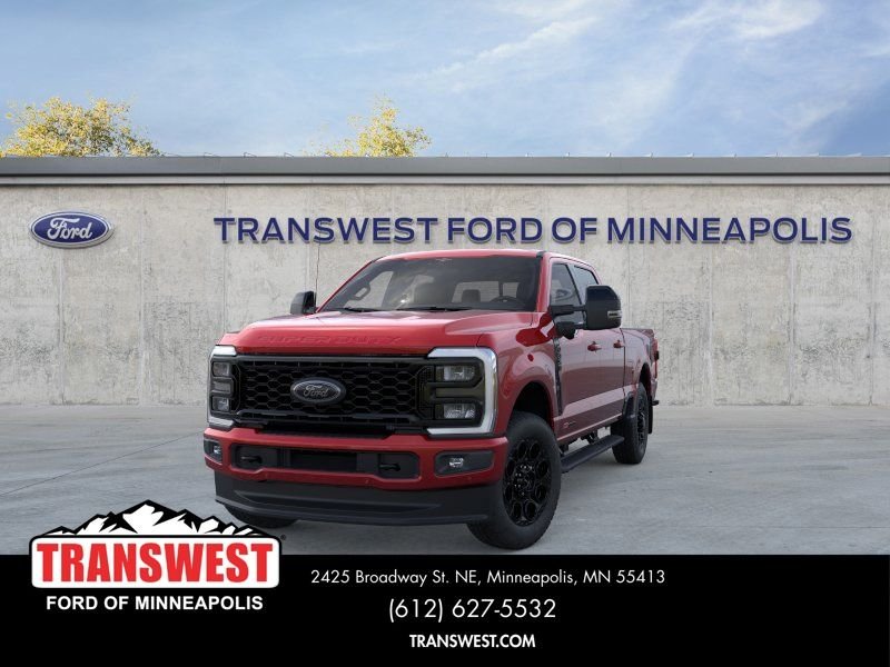 New 2026 Ruby Red Metallic Tinted Clearcoat Ford F-350® Lariat® image 2