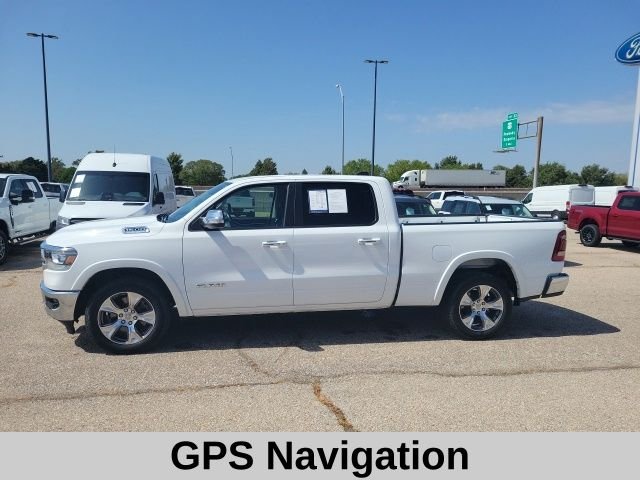 Used 2022 Bright White Clearcoat Ram Laramie image 3