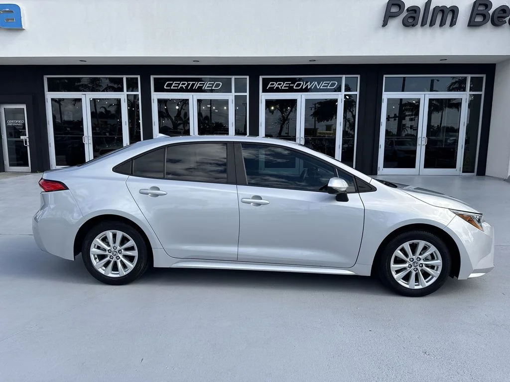 Used 2023 Classic Silver Metallic Toyota LE image 5