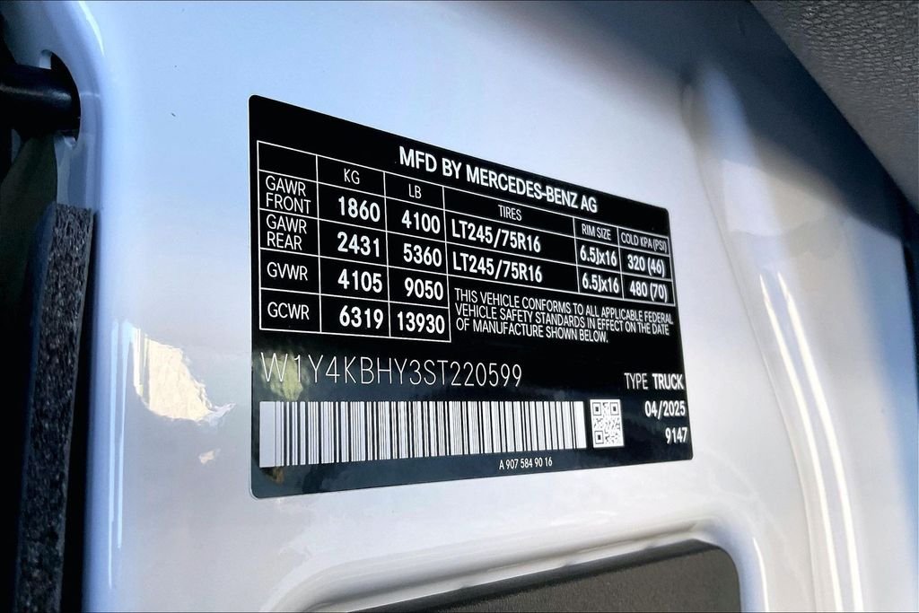 New 2025 Arctic White Mercedes-Benz Cargo 144 WB image 13