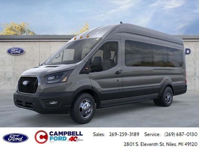 New 2026 Carbonized Gray Metallic Ford Cargo Van image 1