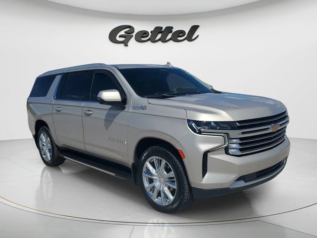 Used 2022 EMPIRE BEIGE METALLIC Chevrolet High Country image 2