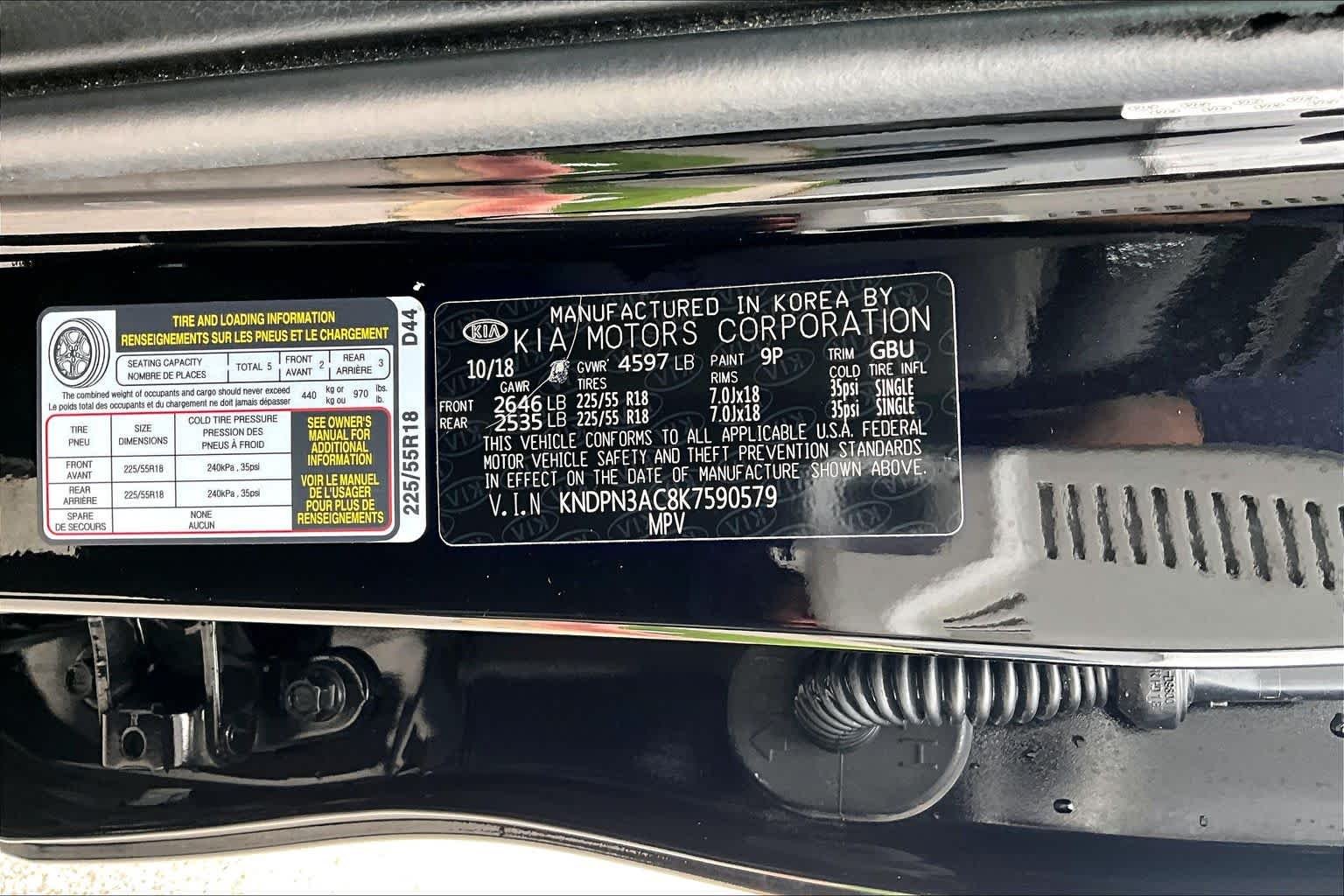 Used 2019 Black Cherry Kia EX image 34