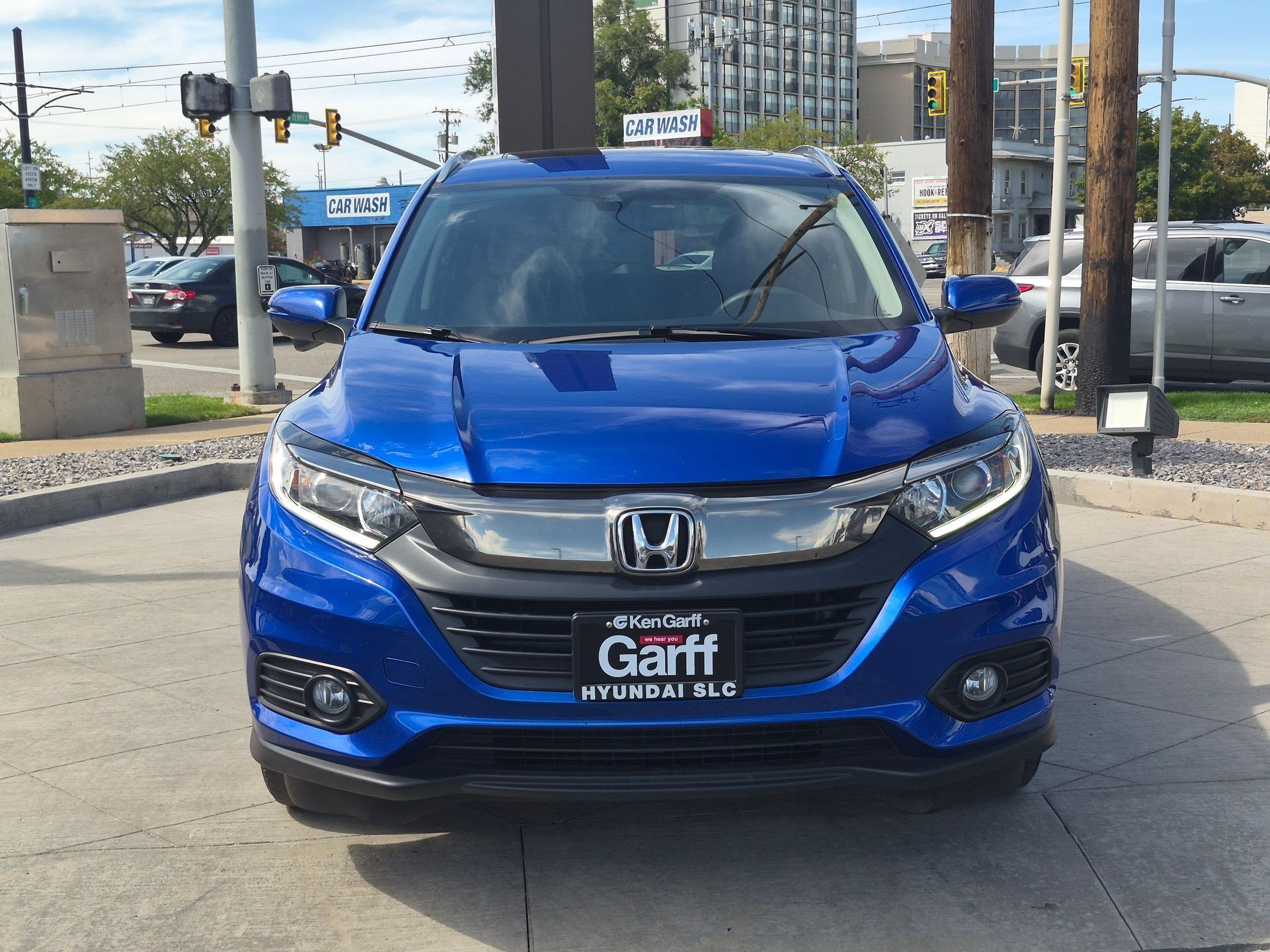Used 2021 Aegean Blue Metallic Honda EX image 9