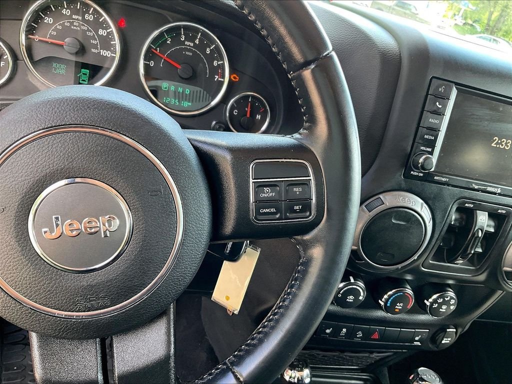 Used 2017 Red Jeep Unlimited Sport image 23