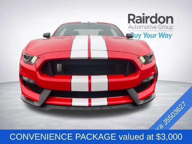 Used 2018 Race Red Ford Shelby GT350 image 2
