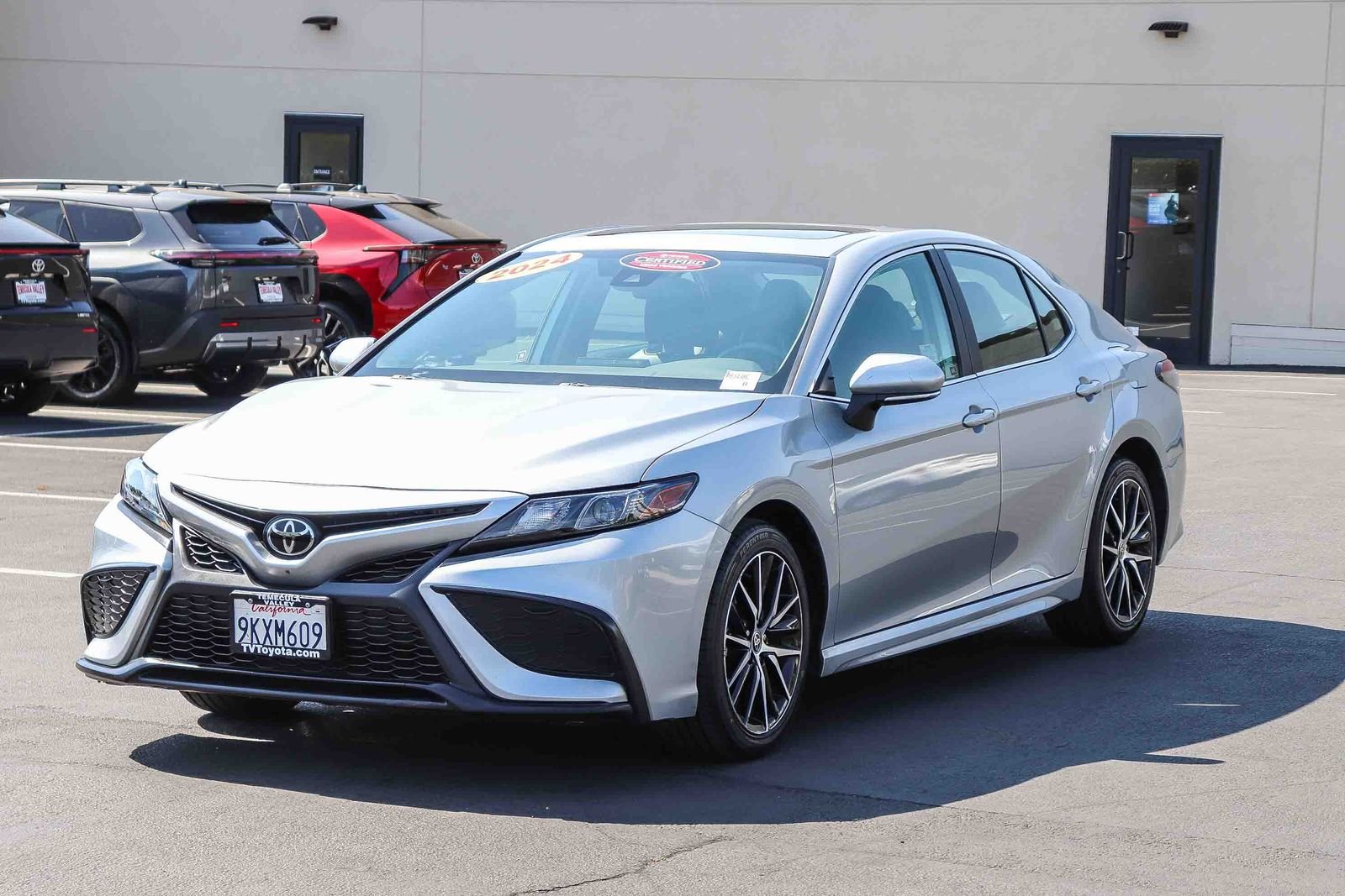 Certified Used 2024 Celestial Silver Metallic Toyota SE image 3