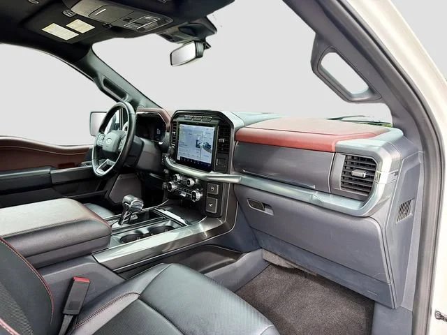 Used 2023 White Metallic Ford LARIAT image 13