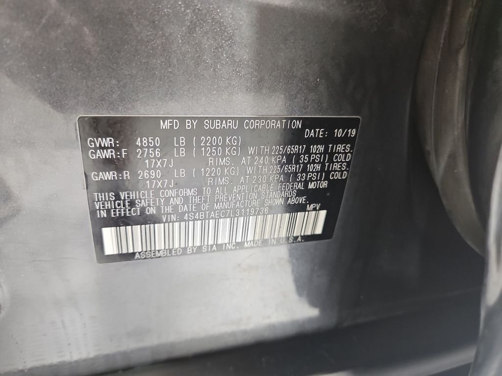 Used 2020 Gray Subaru Premium image 31