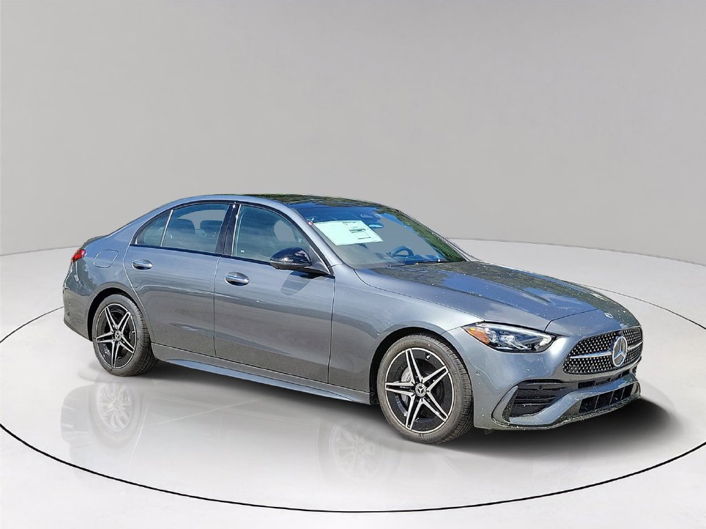 New 2026 Selenite Grey Metallic Mercedes-Benz C 300 image 1