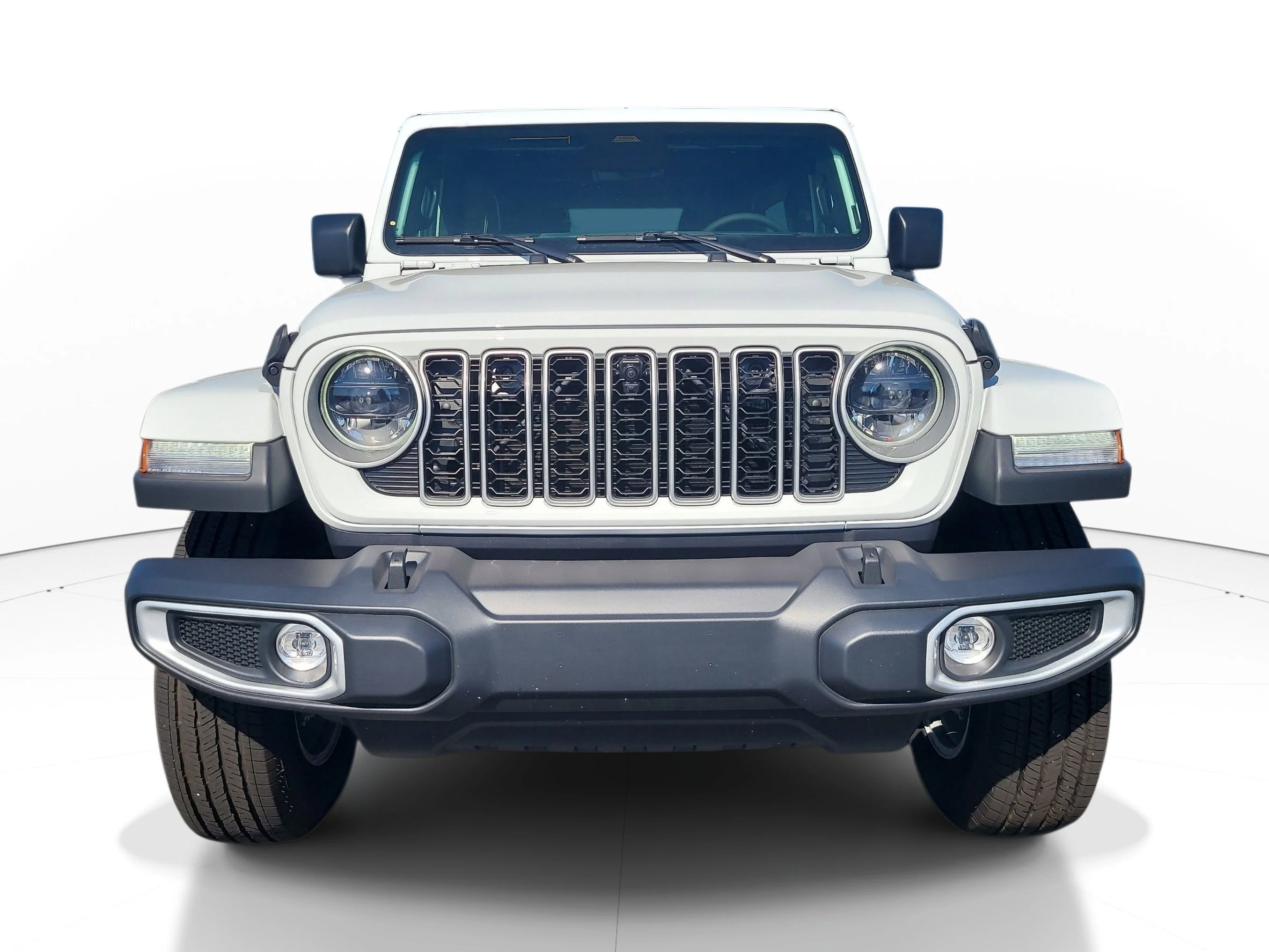 New 2026 Bright White Clearcoat Jeep Sahara image 3