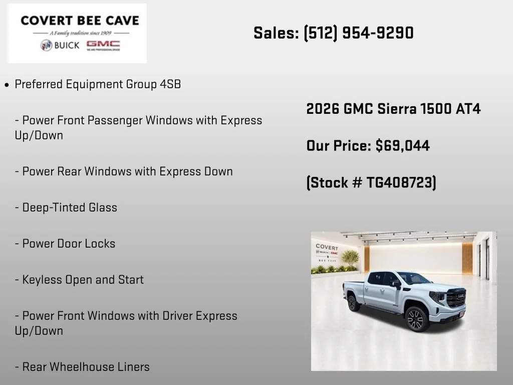 New 2026 Summit White GMC AT4 image 7