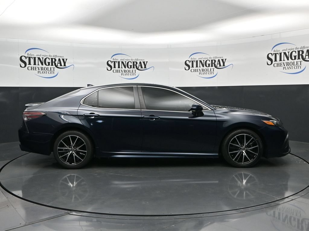 Used 2021 Blue Toyota SE image 8
