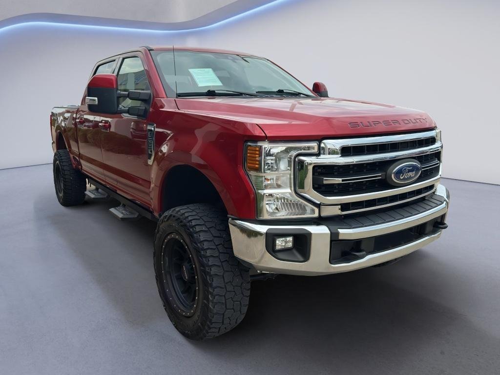 Used 2021 Rapid Red Metallic Tinted Clearcoat Ford LARIAT image 13