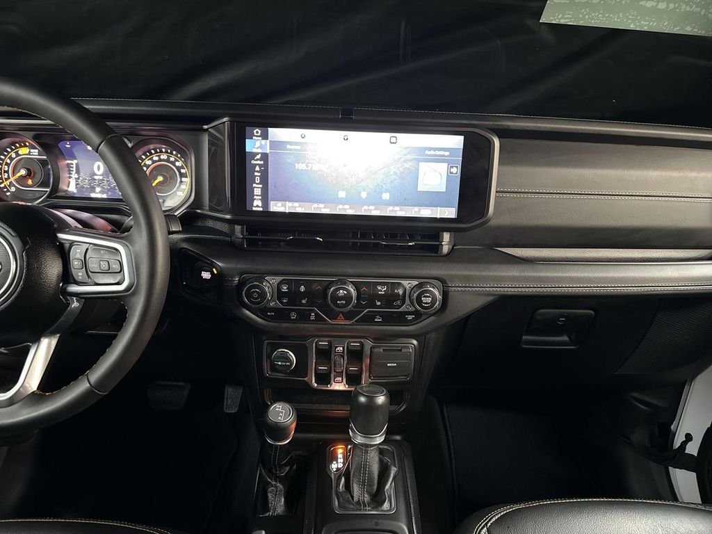 Used 2024 Bright White Clearcoat Jeep Sahara image 27