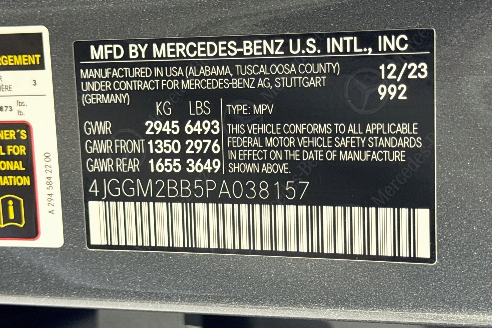 Certified Used 2023 Selenite Grey Metallic Mercedes-Benz EQE 350+ image 30