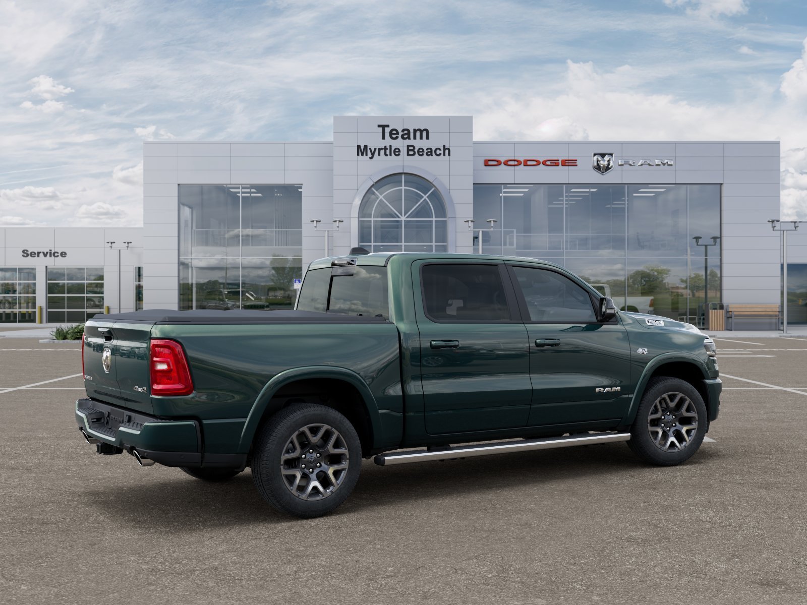 New 2027 Serrano-Green Metallic Exterior Paint RAM Laramie image 31