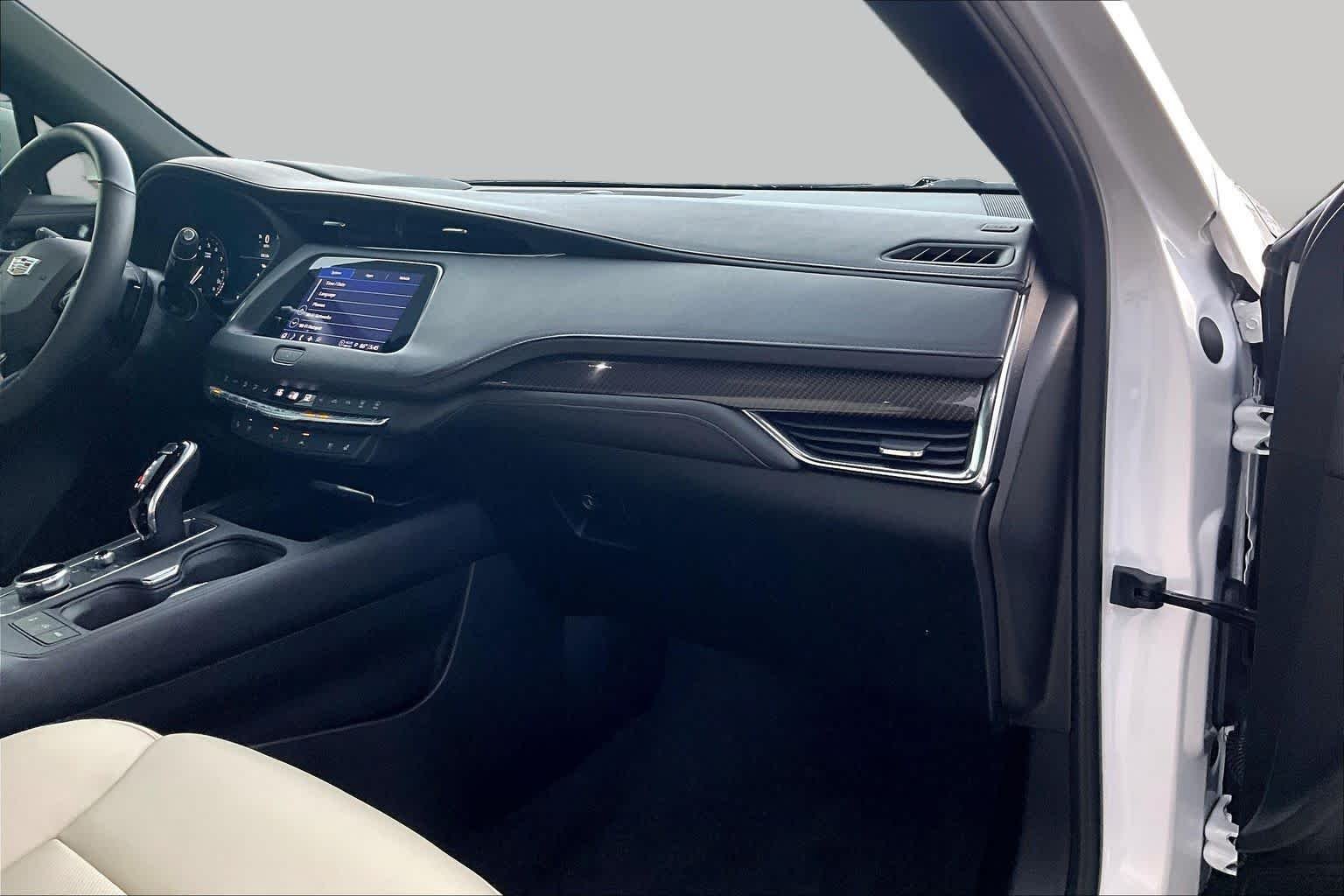 Used 2023 Crystal White Tricoat Cadillac FWD Sport image 19