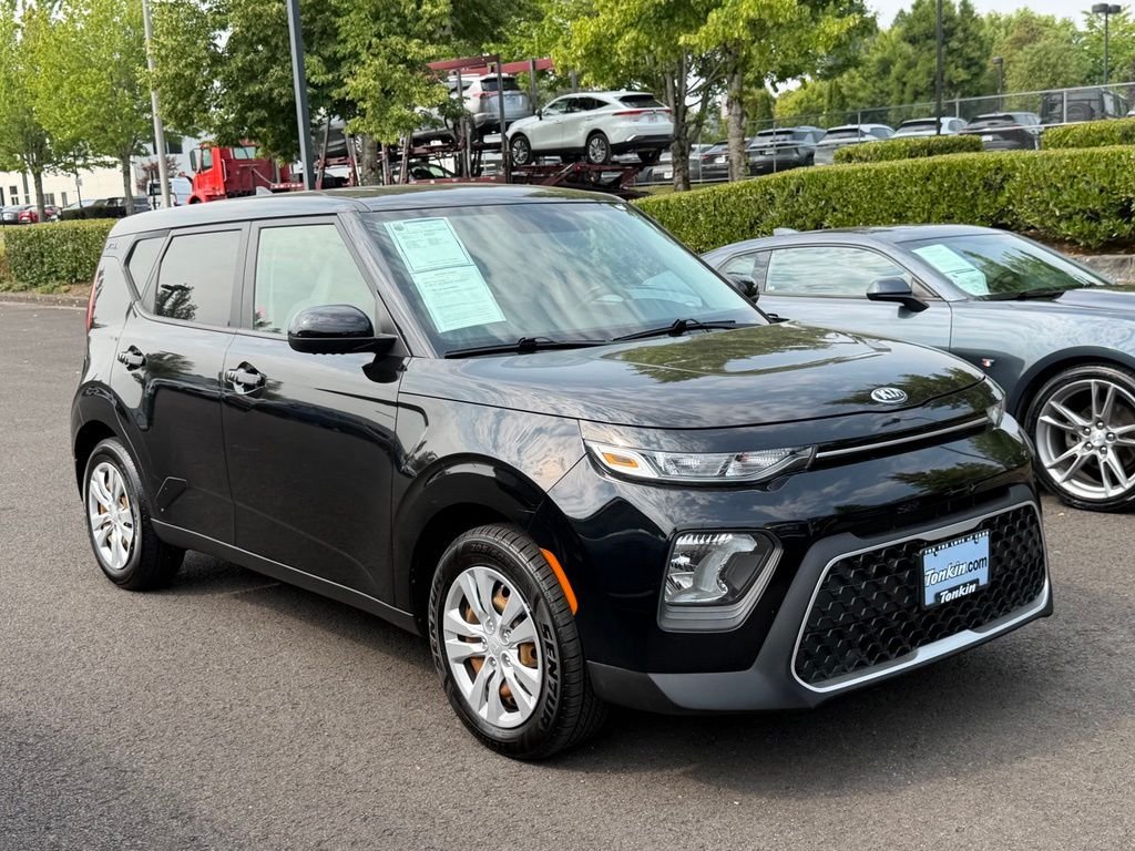 Used 2021 Cherry Black Kia LX image 2