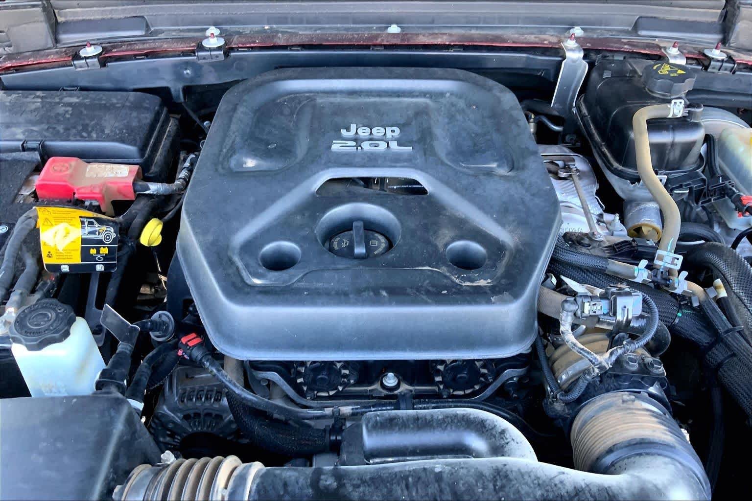 Used 2021 Snazzberry Pearlcoat Jeep Unlimited Willys Sport image 31