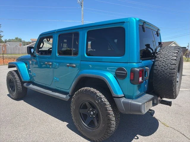 Used 2020 Mojito! Clearcoat Jeep Unlimited Sahara image 5