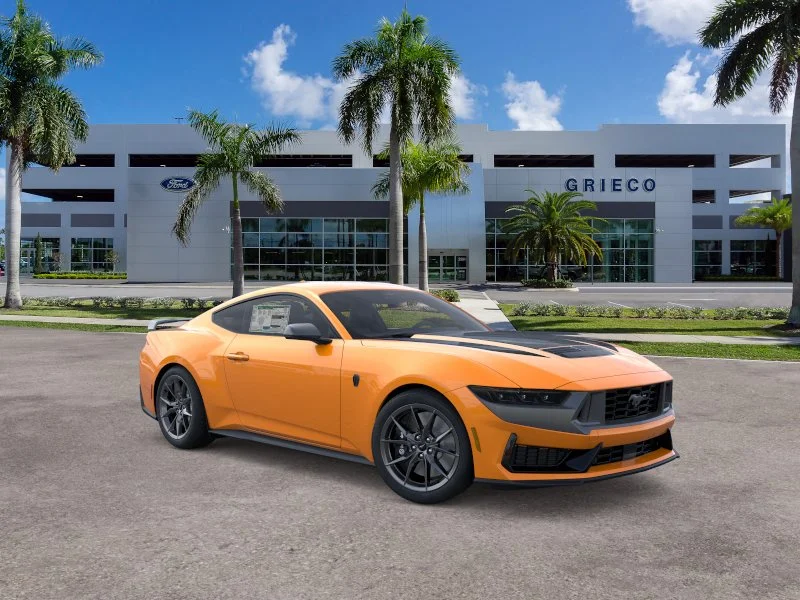 New 2026 Orange Fury Metallic Tri-coat Ford Dark Horse® Premium image 7