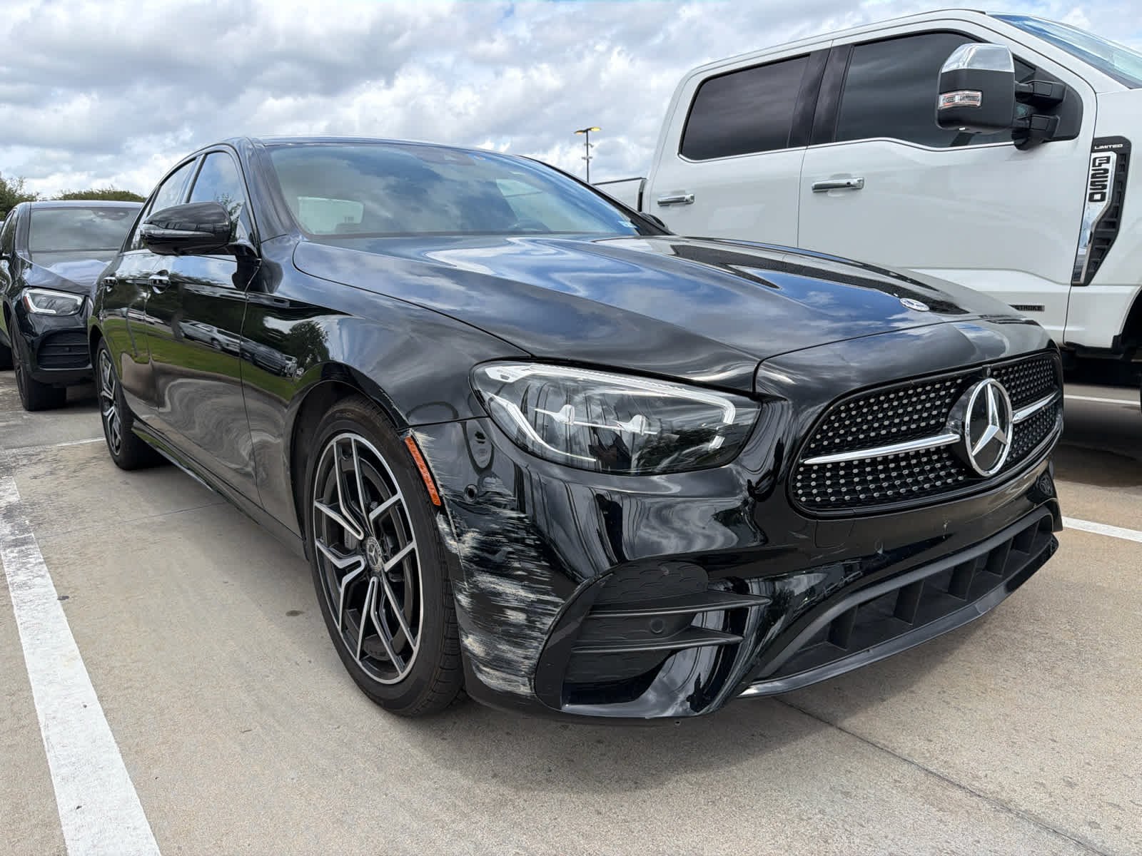 Certified Used 2023 Black Mercedes-Benz E 350 image 2