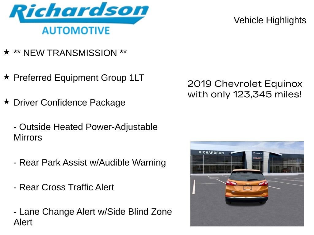 Used 2019 ORANGE BURST METALLIC Chevrolet LT image 11