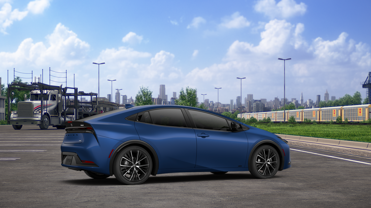 New 2027 Reservoir Blue Toyota XLE AWD image 24