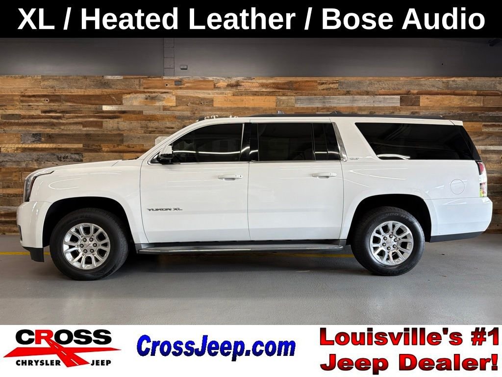 Used 2015 Summit White GMC SLT 1500 image 1