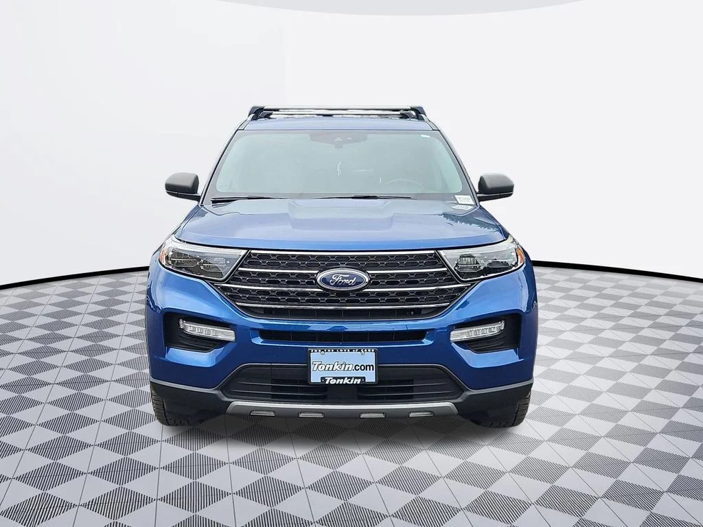 Used 2021 Blue Metallic Ford XLT image 9