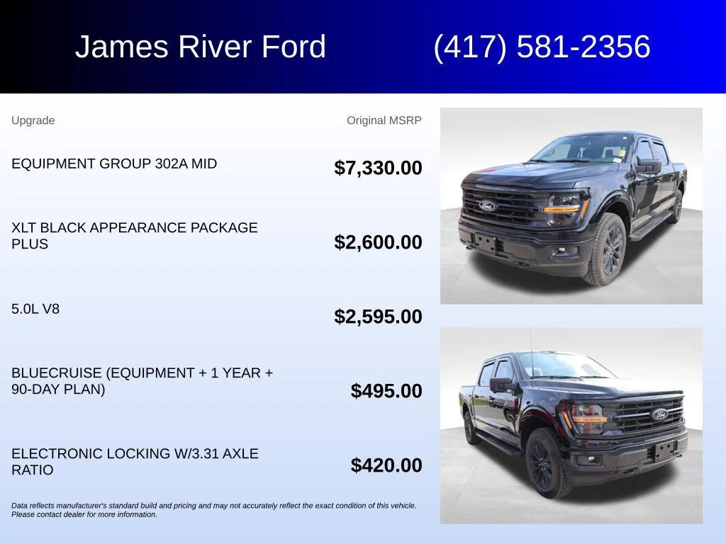Used 2026 Black Metallic Ford XLT image 5