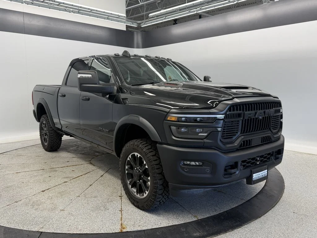 New 2026 Diamond Black Crystal Pearlcoat Ram Rebel image 3
