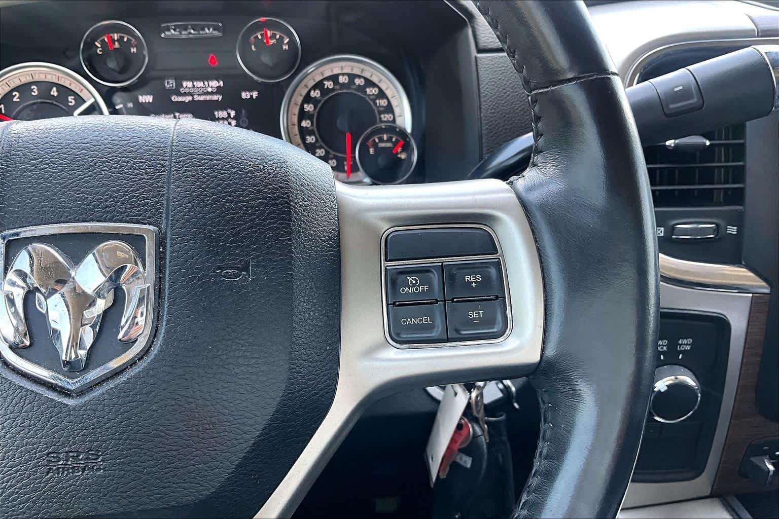 Used 2018 Flame Red Clearcoat Ram Laramie image 25