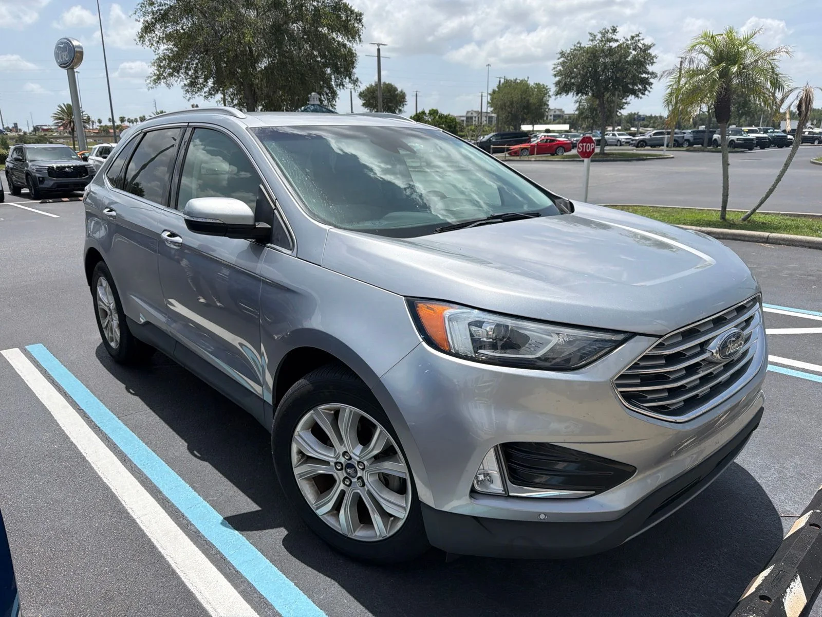 Certified Used 2020 Silver Ford Titanium image 1