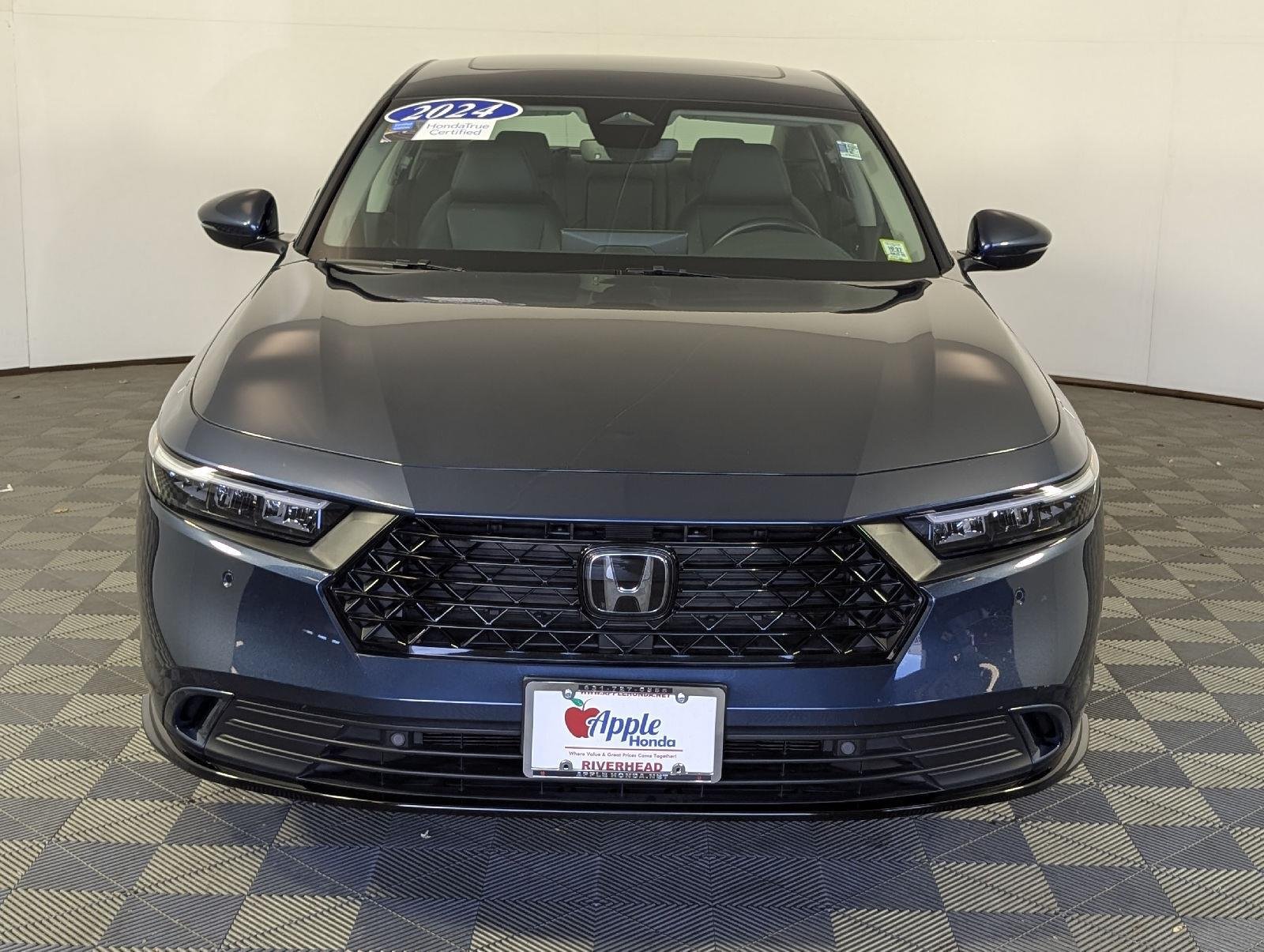 Certified Used 2024 Canyon River Blue Metallic Honda HYBRID EX-L image 2