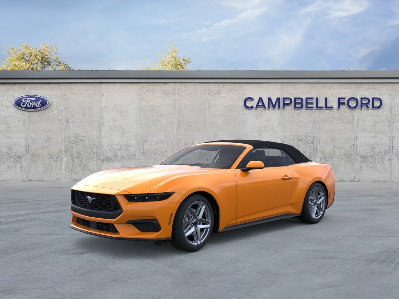 New 2026 Orange Fury Metallic Tri-coat Ford EcoBoost® Convertible image 9
