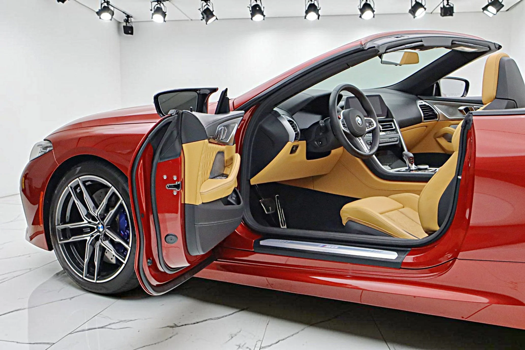 Used 2020 Motegi Red Metallic BMW Convertible image 5