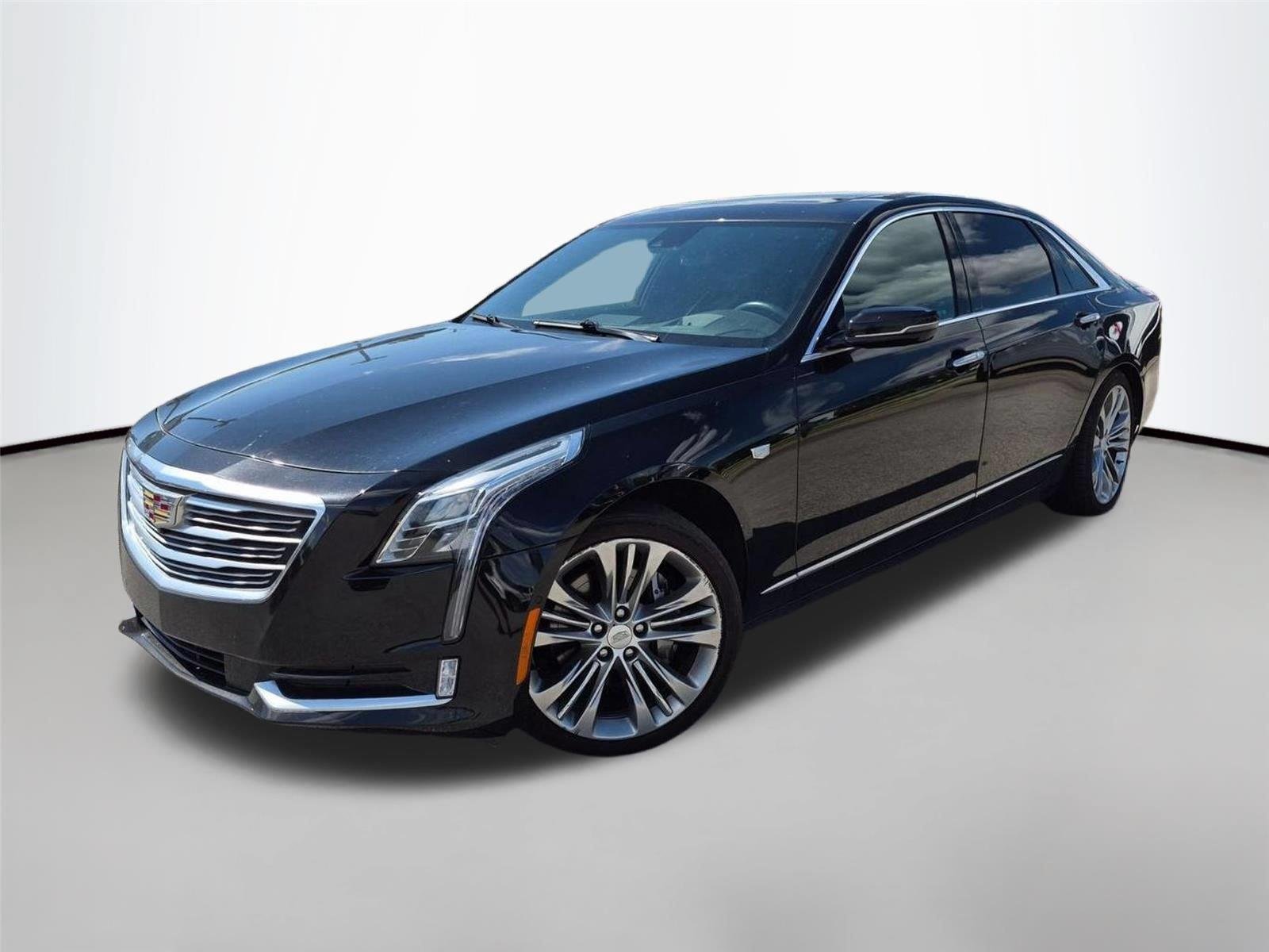 Used 2018 Stellar Black Metallic Cadillac Platinum AWD image 1
