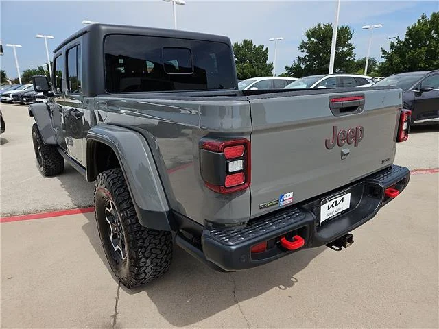 Used 2021 Sting-Gray Clearcoat Jeep Rubicon 4x4 Crew Cab 5 ft. box image 2