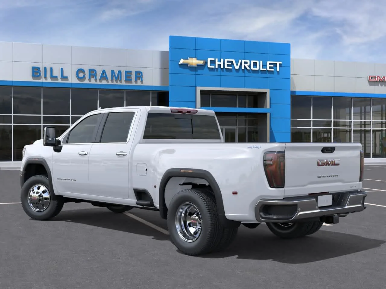 New 2026 Summit White GMC SLT DRW image 3