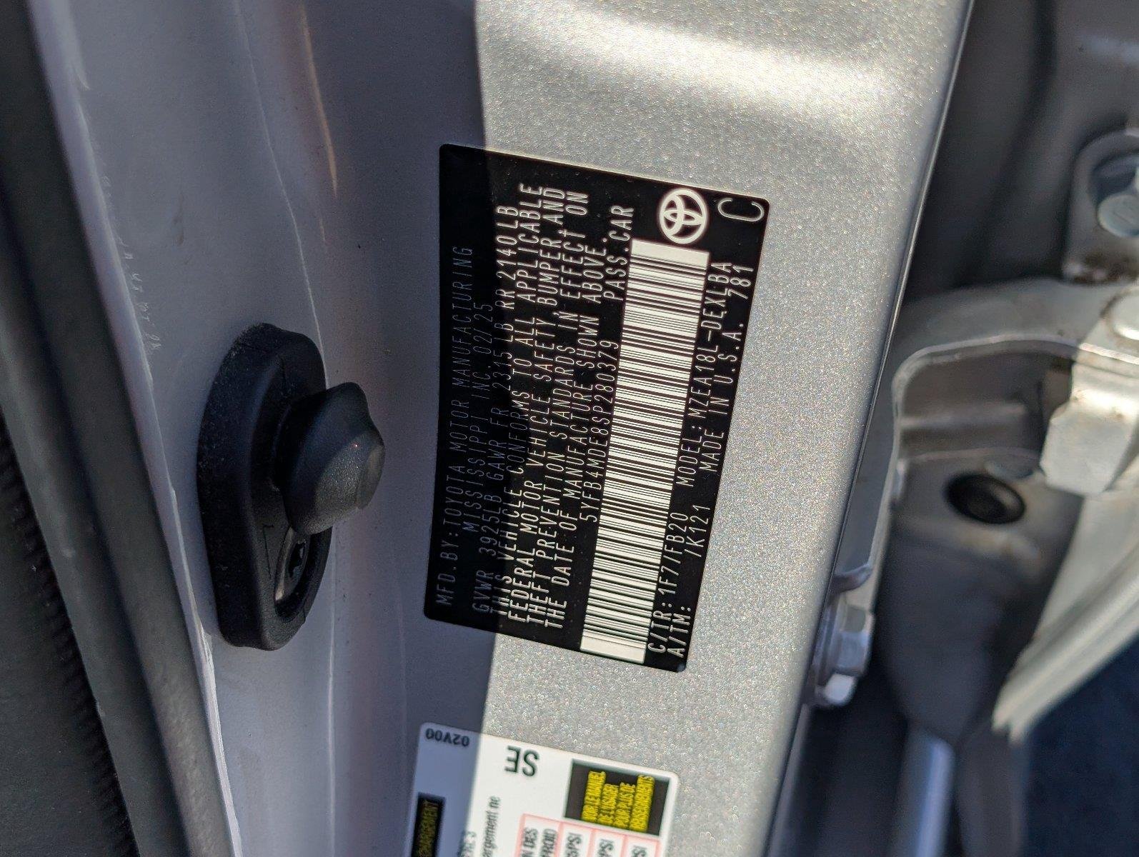 Used 2025 Classic Silver Metallic Toyota LE image 15