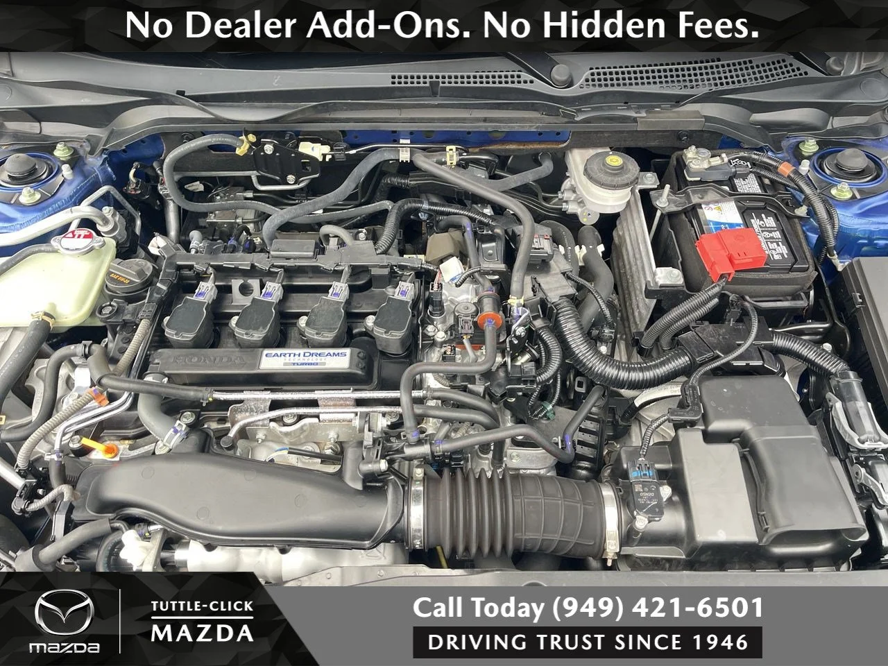 Used 2020 Blue Honda EX image 41