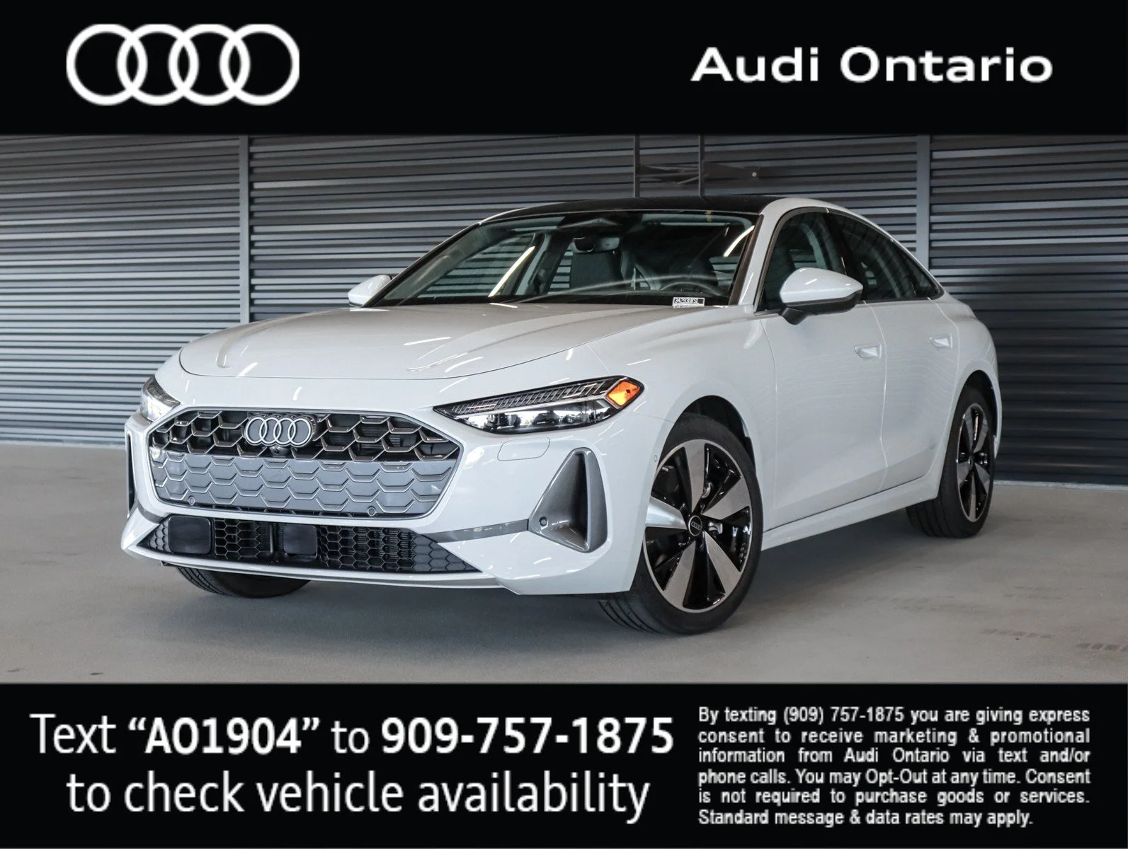 Used 2025 Glacier White Metallic Audi Premium Plus image 1