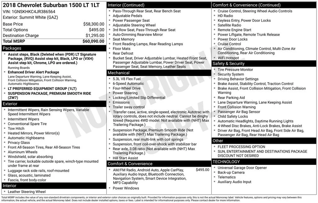 Used 2018 White Chevrolet LT image 2